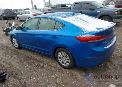 2017 Hyundai Elantra Se z USA, uszkodzony, nr VIN 5NPD74LFXHH076098